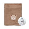 CREVENT 75cmX100cm Cute Cozy Fluffy Warm Baby Blanket for Girls Boys Infants Toddlers' Bedding Crib Cot Stroller, Baby Shower Birthday Newborn's Gift - Bear