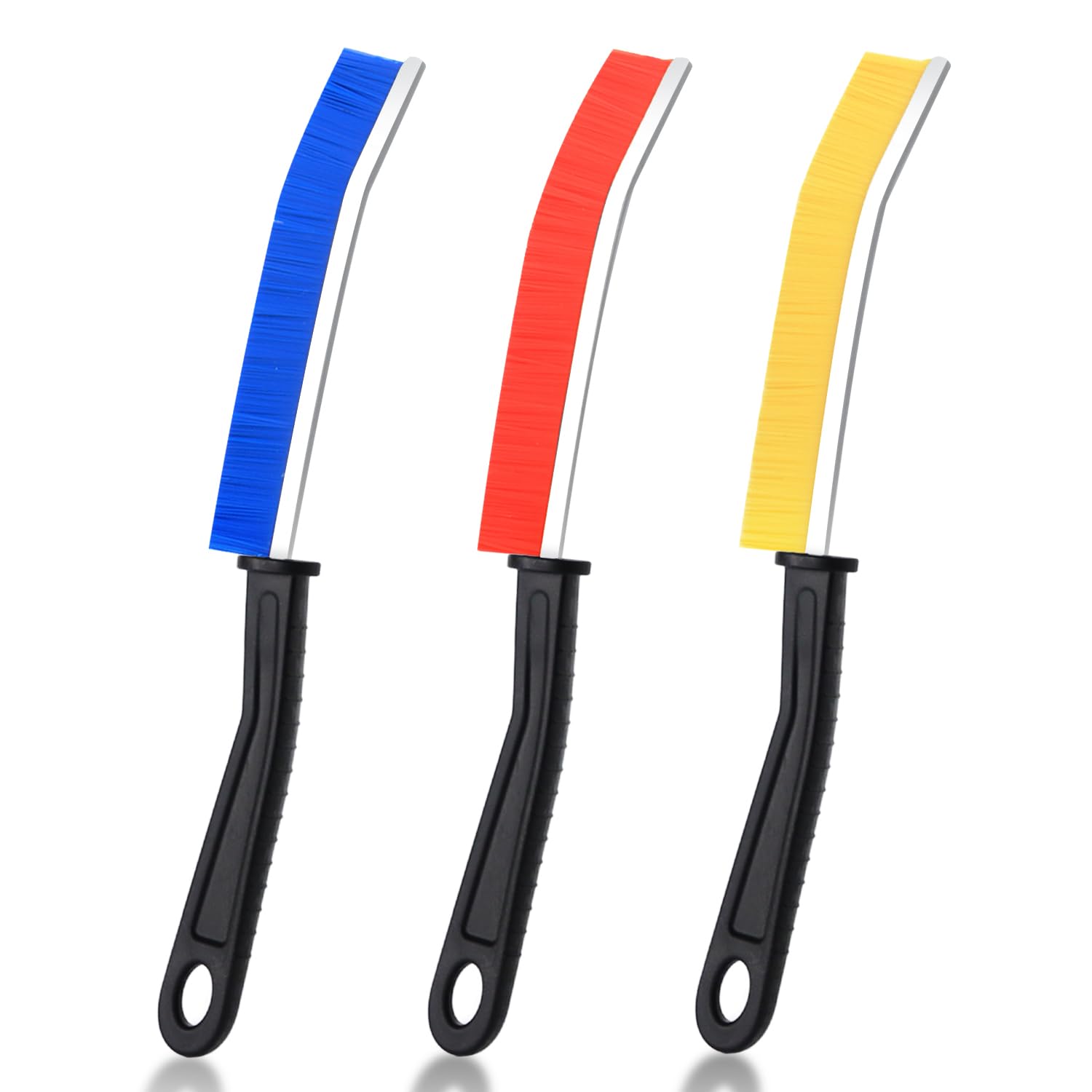 Crevice Cleaning Brush, Bathroom Tile Groove Gap Cleaning Brush,Premium Crevice Cleaning Tool Aluminum Support with 15° Angle,Home Kitchen Groove Gap Window Door Track Tile...