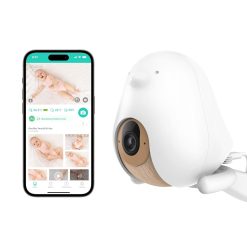 CuboAi Plus Smart Baby Monitor: Sleep Safety Alerts for Covered Face, Danger Zone & Sleep Analytics - 1080p HD Night Vision Camera, 2-Way Audio, Cry & Temperature Detection...