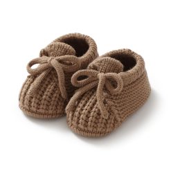 DovFanny Baby Booties Newborn Baby First Shoes Cozy Warm Knit Soft Booties for Toddler Infant Boy Girl