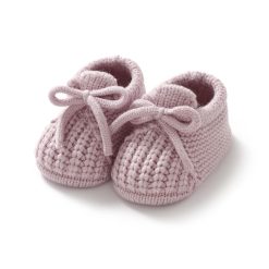 DovFanny Baby Booties Newborn Baby First Shoes Cozy Warm Knit Soft Booties for Toddler Infant Boy Girl