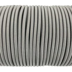 Elastic Bungee Rope Grey Shock Cord Stretch Tie Down Garments Garden Furniture Boating Camping Crafts DIY (3, 4mm)