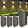 ELLASAY Solar Fence Lights Outdoor Garden,3000K/4000K/6500K 3 Modes Brighter Garden Lights Solar Powered Waterproof IP67,Solar Wall Lights Outdoor for Patio/Backyard/Porch/Pool...