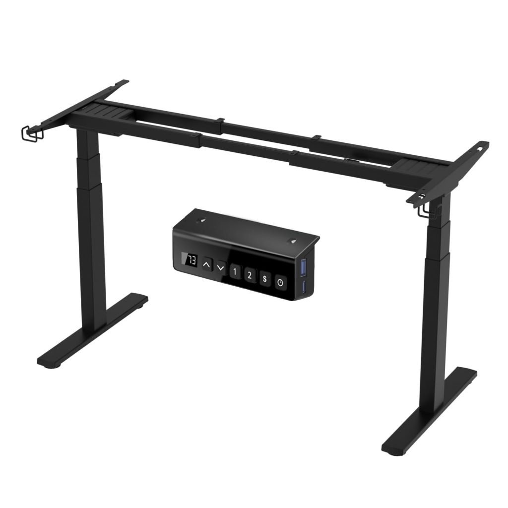 ERGOMAKER Height Adjustable Standing Desk Frame without Desktop, Dual ...