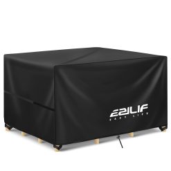 Ezilif Garden Furniture Covers Waterproof, 420D Oxford Garden Furniture Cover, Outdoor Patio/Rattan Furniture Covers Waterproof, Windproof, Anti-UV, Anti-tear for Garden Table...