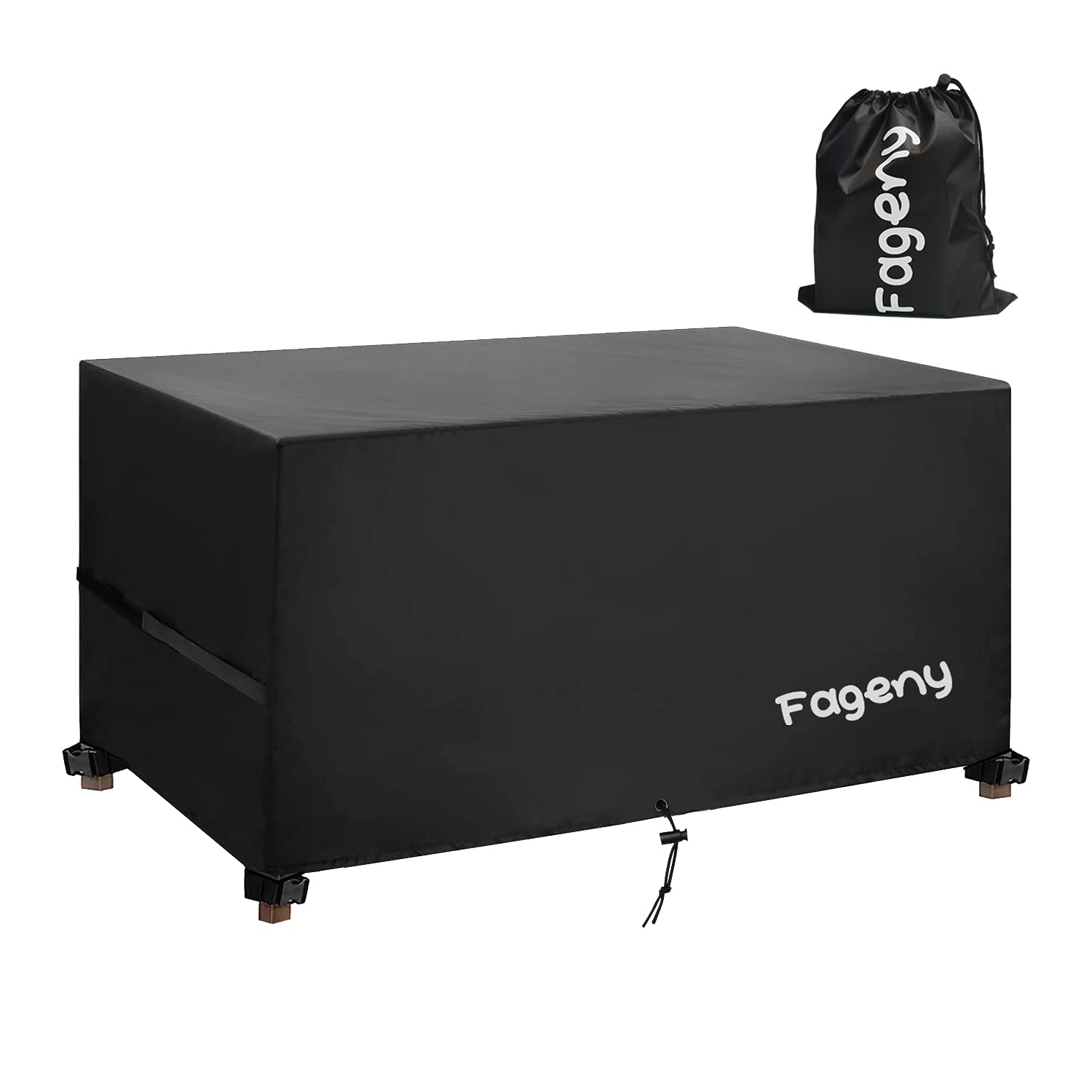Fageny Outdoor Garden Furniture Set Covers Waterproof, 170x90x74cm Tear Resistant Oxford Fabric Outdoor Patio Table Covers Waterproof, Windproof, Anti-UV, Outdoor Garden Table...