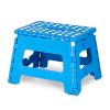 Folding Lightweight Step Stool, Heavy Duty Foldable Plastic Stepping Stool for Kids, Adults, Non Slip Sturdy Stools for Kitchen,Bathroom,Camping and Garden, Stools To Sit on