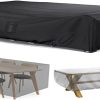 Garden Furniture Covers Waterproof 170x94x71cm, Trunk Patio Furniture Covers 600D Oxford Fabric with PU Coating, Anti-UV, Outdoor Table Cover with Large Air Outlet for Tables,...