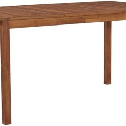 Garden Table for 6 Person Patio Outdoor Table, Outdoor Furniture Garden Dining Table, for Garden, Patio, Dining, BBQ, Party 150x90x74 cm Solid Acacia Wood