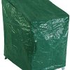 Heavy Duty Waterproof Stacking Chairs Cover Outdoor Garden Seats/Patio Chair Protector Durable Strong Large Rain Dust Protection, Plastic/Metal Garden Seat Weather Protect
