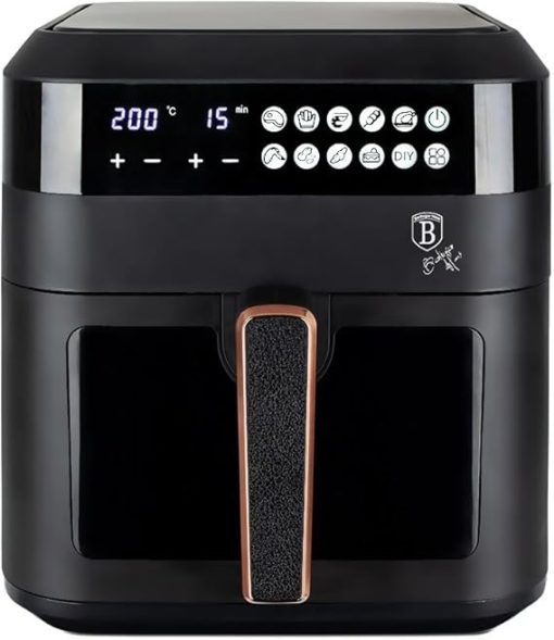 Home Impex KFT BerlingerHaus – Air Fryer, 6.3 L, Visible Window (BH/9446)