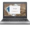 HP Chromebook 11-v000na 11.6-inch HD Laptop (Ash Grey) - (Intel Celeron N3060, 2GB RAM, 16GB eMMC, Intel HD Graphics Card, Chrome OS)