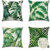JOTOM Outdoor Waterproof Cushion Covers 45x45 cm Tropical Leaves Decorative Throw Pillow Covers Garden Patio Outdoor Cushions Pillow Cases for Couch Bench Sofa Indoor Decor Set...