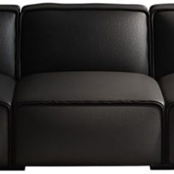 KCUZO Sofa Italian Minimalist Tech Fabric Cream Small House Tofu Cottage Furniture(320 * 97 * 75cm)