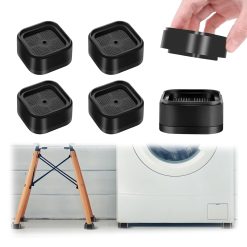 KFSCIP 4PCS Bed Risers,furniture Risers,sofa Risers,desk Riser Blocks,for Table Legs Dresser Desk Couch Chair Sofa, Square Stackable Bed Raisers Blocks Lift Height 3.5cm.