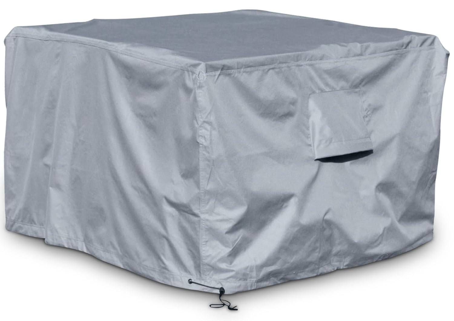 Kingsbridge Cube Garden Furniture Cover, 120cm, Waterproof Anti UV Heavy Duty 600D Fabric Double Stitching Breathable Rip Proof Outdoor Rattan Square Garden Table Cover...