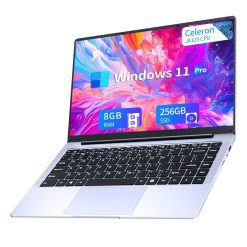 KUMNOSAL Laptop Computer 8GB RAM 512GB SSD, Laptop Celeron J4125 Processor, Notebook 14.1 inch IPS FHD Screen, Win11 Pro, Convertible 180° Laptop, Bluetooth 5.0, USB3.0, Mini HDMI