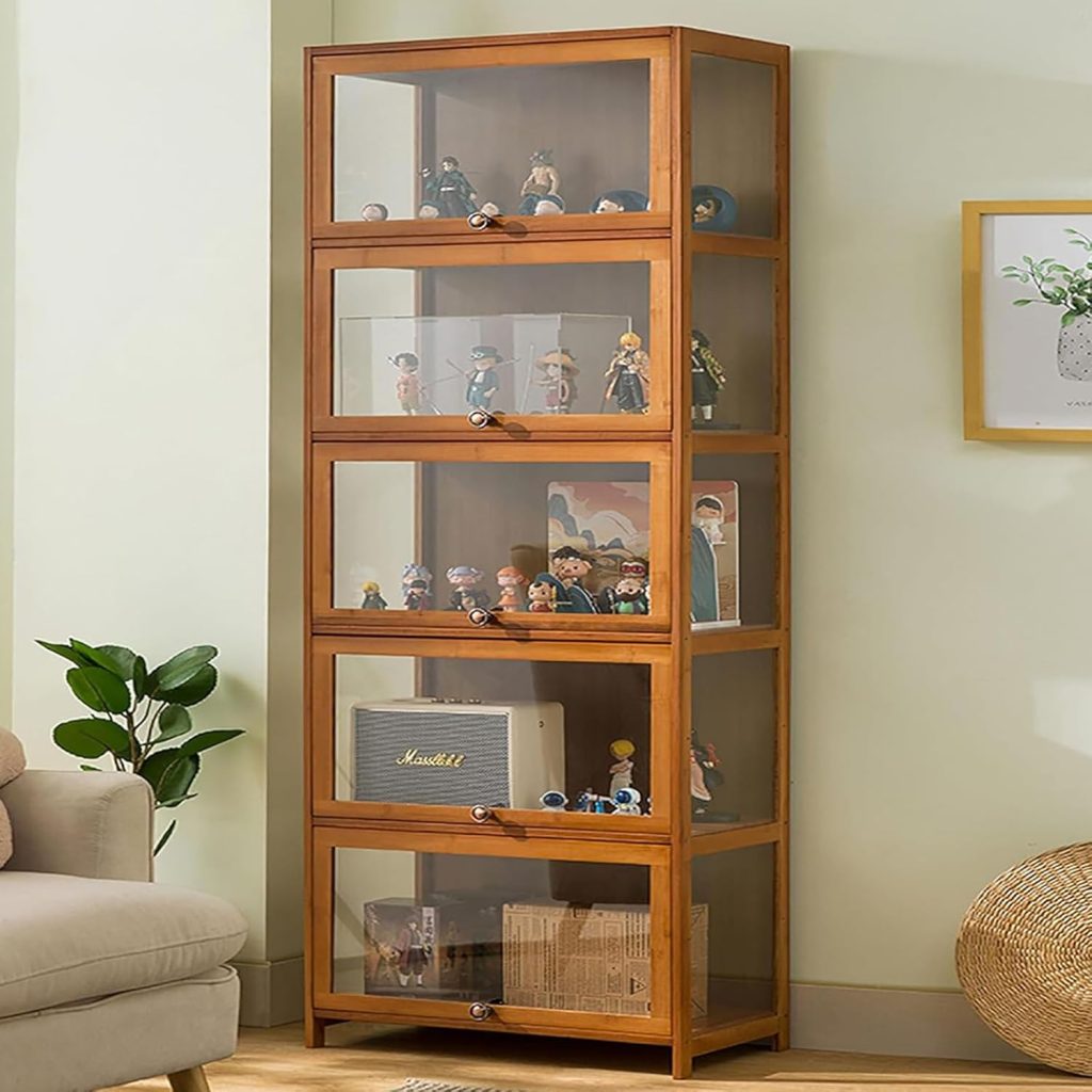 Hynbdes Acrylic Display Cabinet, Living Room Display Cabinet, Tough