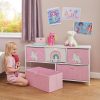 Liberty House Toys Kids Unicorn 5 Drawer Storage Chest, Pink