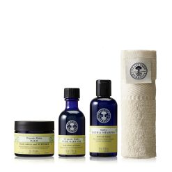 Neal's Yard Remedies Baby Collection, Gentle Body Wash, Oil & Lotion, Gift Set, Suitable for Newborns, Cruelty-Free
