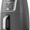 Ninja AF160EU Air Fryer MAX, 5.2L, 6-in-1, Uses No Oil, Air Fry, Max Crisp, Roast, Bake, Reheat, Dehydrate, Family Size, Digital, Cook From Frozen, Non-Stick, Dishwasher Safe...