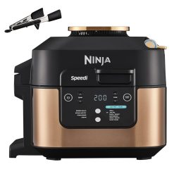 Ninja Speedi 10-in-1 Rapid Cooker, Air Fryer and Multi Cooker, 5.7L, Meals for 4 in 15 Minutes, Air Fry, Steam, Grill, Bake, Roast, Sear, Slow Cook & More, Cooks 4 Portions,...