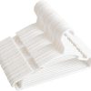 NORTHERN BROTHERS Baby Hangers, 40Pack Baby Coat Hangers White Plastic Clothes Hanger for Children Infant Nursery Kids Nonslip Tubular