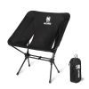 OneTigris PROMENADE Folding Camping Chair, 150kg Capacity Compact Outdoor Chair for Camping Hiking Garden Travel Beach Picnic Lightweight Backpacking