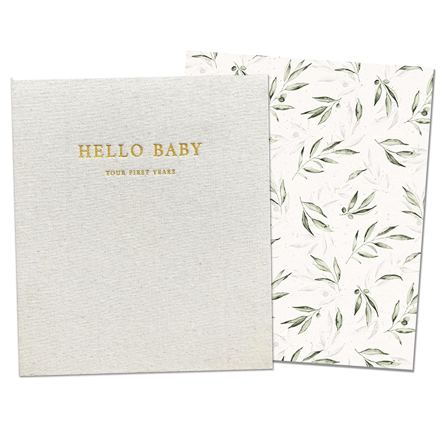 Peachly Unisex Baby Memory Book | Minimalist Baby First Year Keepsake for Milestones | Baby Books First Year Memory Book | Simple Baby Scrapbook for Boy Girl Milestones |...