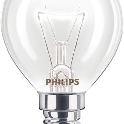 Philips Oven P45 Lustre Bulb [E14 Small Edison Screw] 40W Incandescent Appliance Lamp for High Heat Appliances, Stoves, Cookers, Rotisseries.