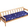 PLULON Garden Bench Cushion 2/3 Seater Garden Chair Pad Porch Swing Chair Cushion Bench Seat Pad Mat Stars Cushion Furniture Pad for Garden Patio Lawn Lounger Bench 120x48cm...