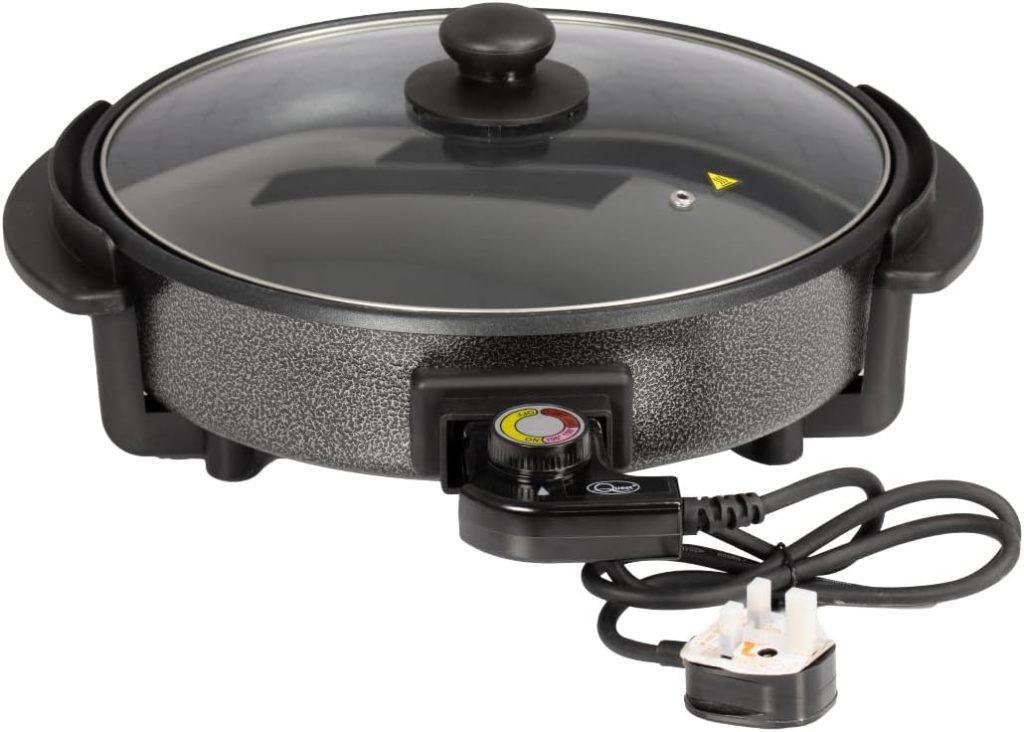 Quest 35410 30cm Multi-Function Electric Cooker Pan with Lid/Adjustable ...