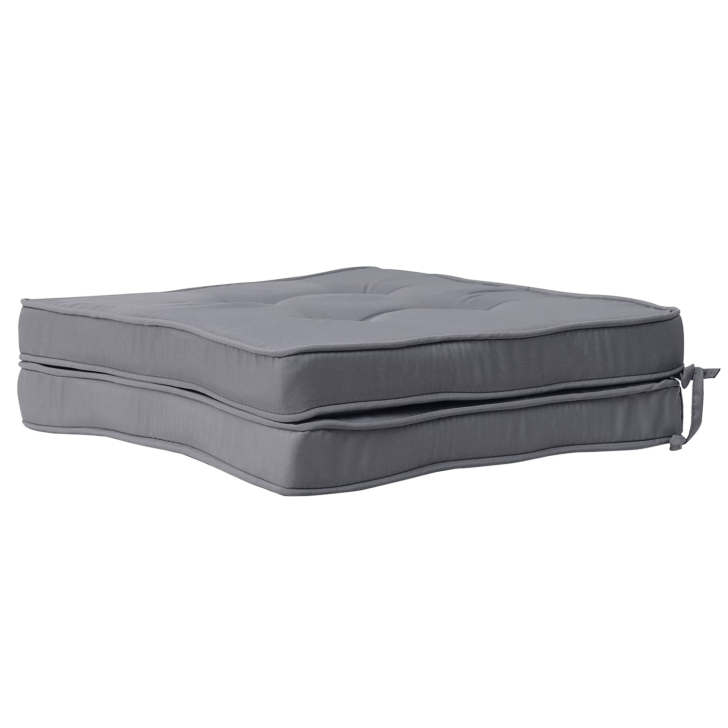 RACE LEAF Garden Chair Cushions,Chair Pads,Seat Pads for Dining Chairs,Cover Indoor Outdoor Seat Pad Cushions,for Your Living Room, Patio,Car,And More (square Pack of 2, light...