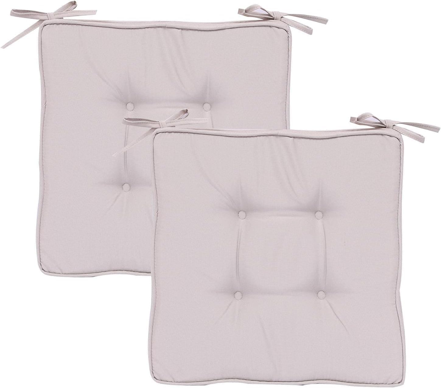 RACE LEAF Garden Chair Cushions,Chair Pads,Seat Pads for Dining Chairs,Cover Indoor Outdoor Seat Pad Cushions,for Your Living Room, Patio,Car,Office And More (square Pack of 2,...