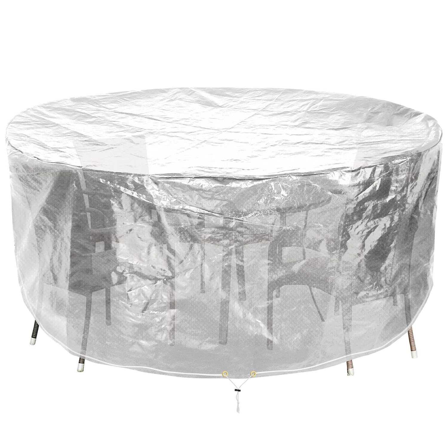 RICHIE Garden Furniture Covers Waterproof Garden Table Cover 102x71cm Outdoor Table Covers for Garden Furniture Garden Covers Round Breathable Polyethylene for Table and Chair,...