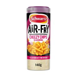 Schwartz Cheezy Chips Seasoning Mix 140g | Pack of 6 | Deliciously Cheesy Flavour for Air Fryer Chips | Perfect for Snack Lovers