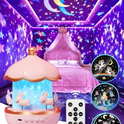 Sensory Lights for Autism【GIFTS PACKAGE】，15 Films+10 White Noises Star Projector Night Light Projector, Remote Sensory Light Star Lights Projector, Starlight Projector Sensory...