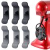 Siaomo Cord Organiser for Kitchen Appliances 6 Pack Cable Tidy Organiser Holder (3 Gray & 3 Black)