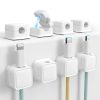 smofish Cord Organizer Holder, 8 Pack Magnetic Desk Cable Clips Management, Hide Phone Charging Cable Keeper, Strong Adhesive Wire Charger Holder for Nightstand, Kitchen...
