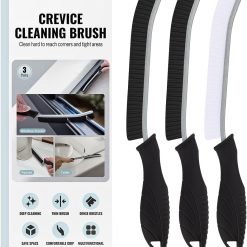 SXhyf Cleaning Brush - Hard Bristle Crevice Cleaning Brush UK, Multifunctional Gap Cleaning Scrub Brush, Grout Brush, Cleaning Products for Household Use, Home, Kitchen,...