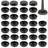 UFURMATE Chair Leg Glides, 32Pcs 1.49 Inch Patio Furniture Round Gliders Wrought Iron Outdoor Chair Leg Glides Anti-Scratch Plastic Garden Furniture Feet Caps for Protecting...