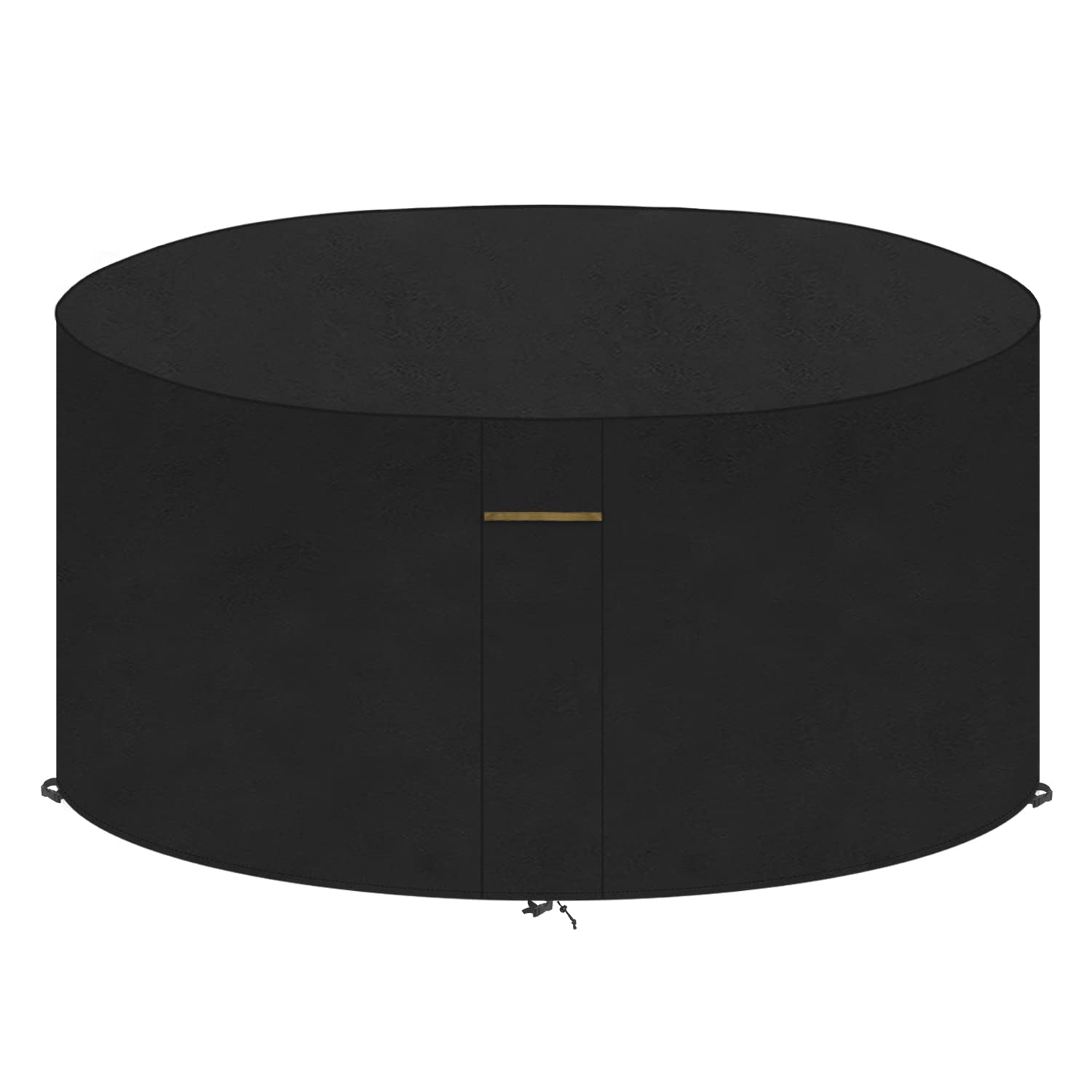 VANSHEIM Circular Garden Table Cover Garden Furniture Covers Waterproof Round Table Set Outdoor Furniture Covers Waterproof Furniture Cover with Oxford Fabric Windproof Patio...
