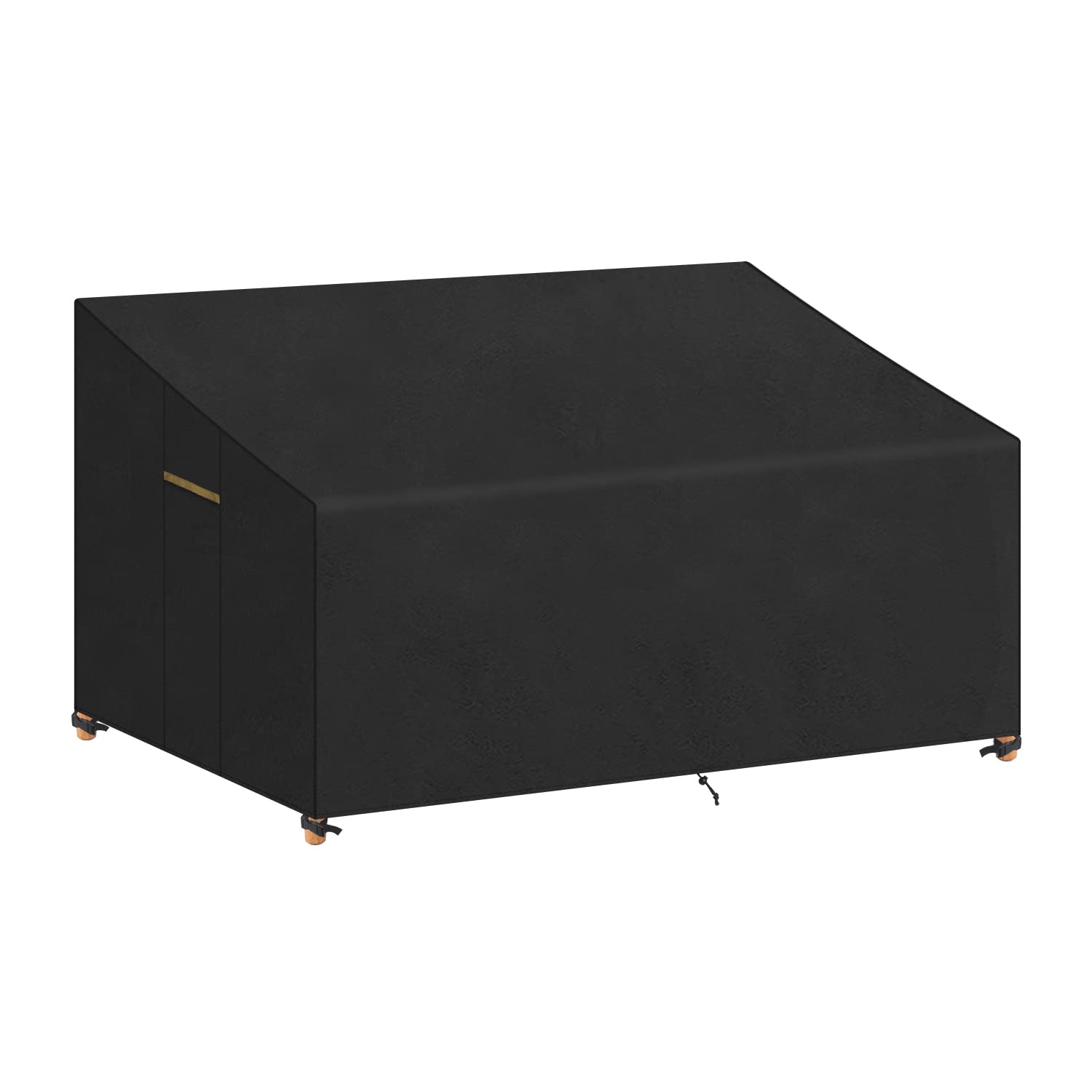 VANSHEIM Garden Corner Sofa Covers Waterproof 3 Seater Garden Furniture Corner Sofa Covers Waterproof Cover for 3 Seater Corner Garden Sofa Set Outdoor Rattan Corner Sofa Covers...