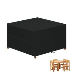 VANSHEIM Garden Furniture Covers Waterproof Outdoor Furniture Covers for Outside Table Cover for Garden Furniture Cover Outdoor Furniture Set Covers Anti-UV 420D Oxford Fabric...