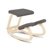 Varier Variable Balans, Original Kneeling Chair, Ergonomic Office Chair, Natural/Grey, 10-Year Limited Warranty, Designed by Peter Opsvik