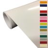 vgoltd Gloss Sticky Vinyl Wrap Furniture Stickers Cupboard Covering Self Adhesive Peel and Stick Solid Sticker (White, 60W x 500L cm)