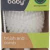 Vital Baby Protect Baby Brush & Comb Set, Soft Bristles, Non-Scratch Comb, Easy Grip, EarthSmart Biodegradable, BPA-Free for Gentle Baby Grooming