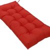VXTTSD Seat CushionOutdoor Bench Cushion Thick Seat Cushion for Patio Furniture Long Garden Chair Pad with Pearl Cotton Filling Weather Resistant Seat Pad,Colourful Seat Pads (D)