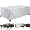 XUEQXUE Patio Furniture Covers Waterproof 210 x 60 x 85 cm(L x W x H) Garden Furniture Cover Waterproof, Tear Resistant, Fade Resistant, Outside Rattan Sofa Cover, for Any...