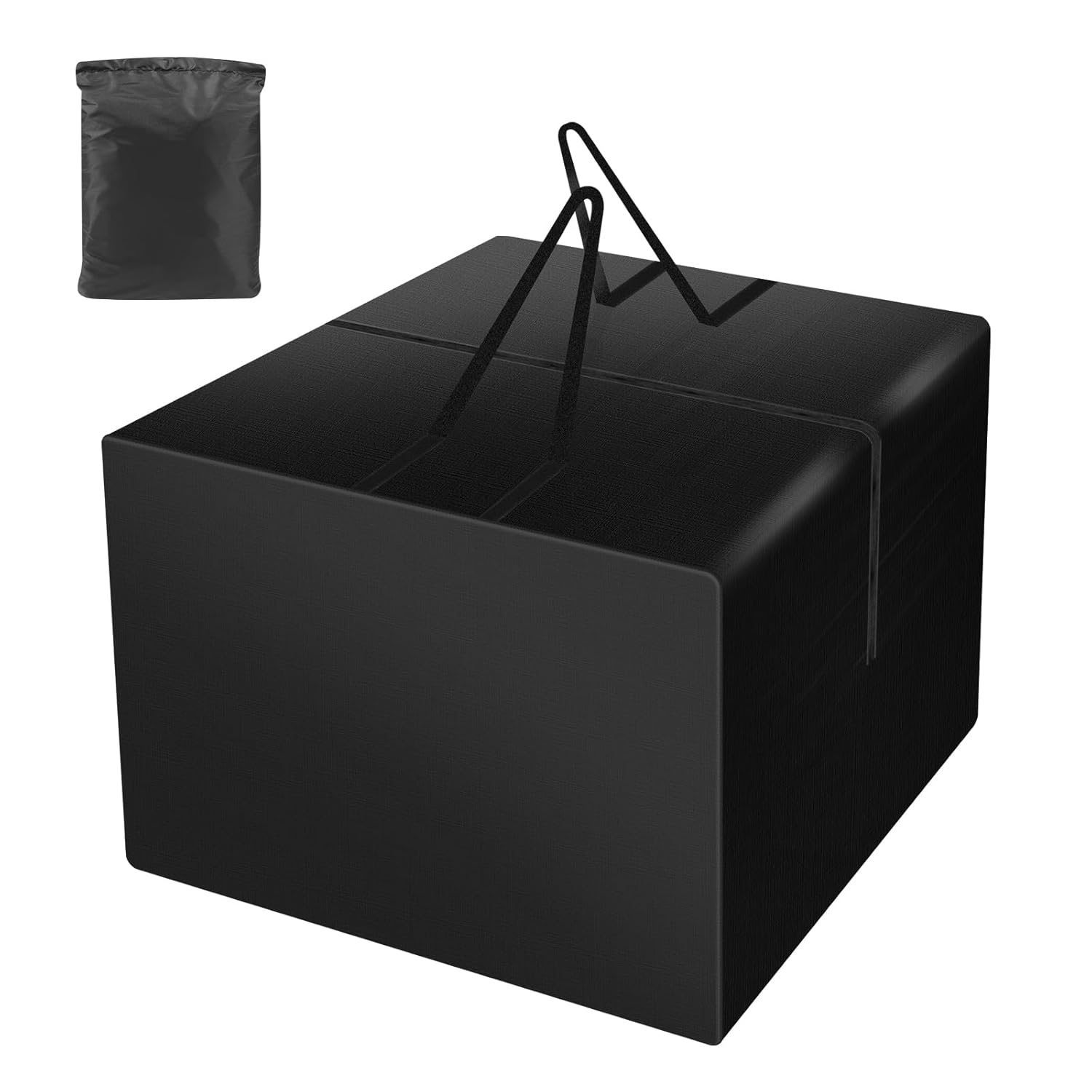 YedZen Garden Furniture Storage Bag, 81x81x61cm 420D Oxford Fabric Waterproof Outdoor Seat Cushion Cover with Zipper&Handles, Furniture Cushion Storage Bag Protective Bag for...